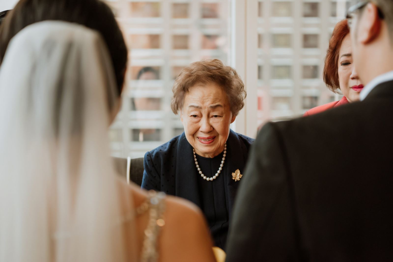 奶奶對於孫女的不捨,也感動了婚禮顧問團隊