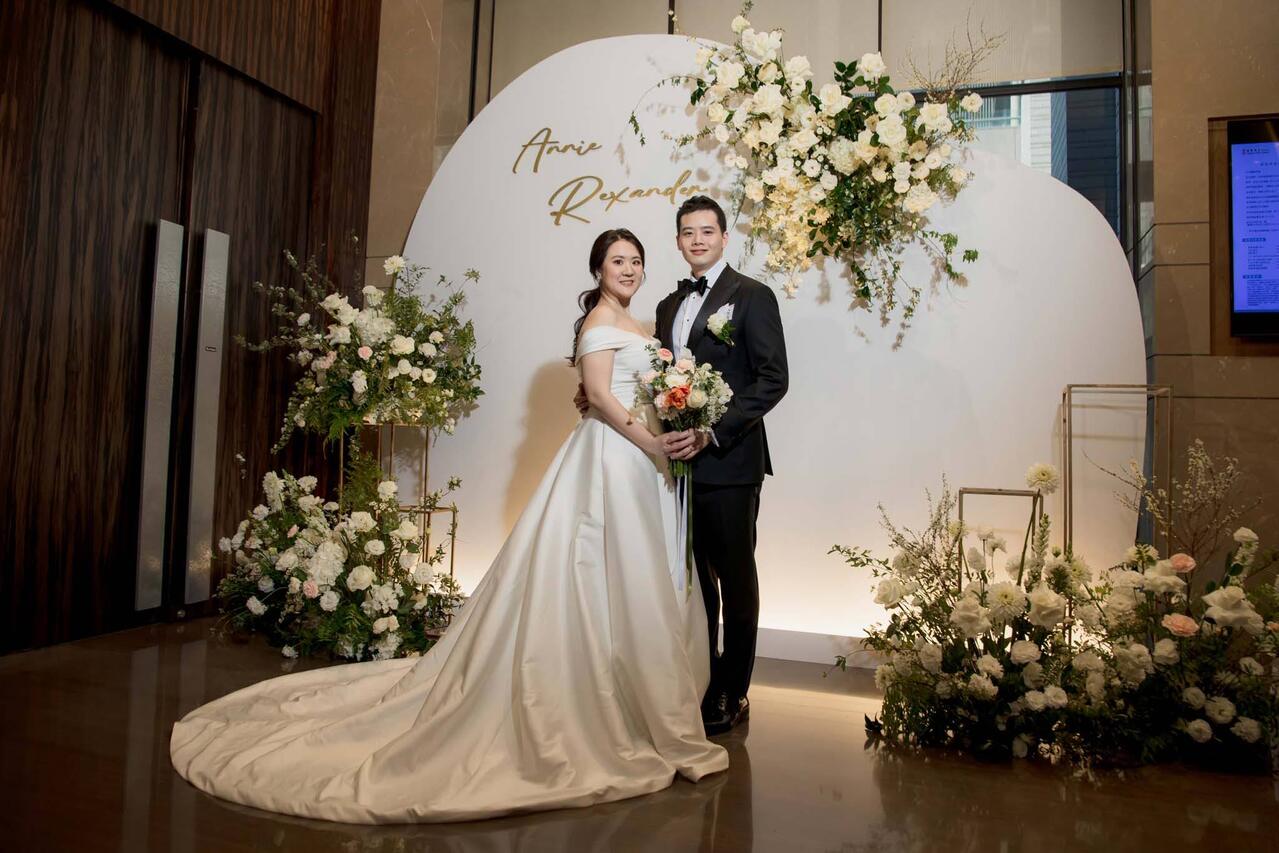 婚禮背板