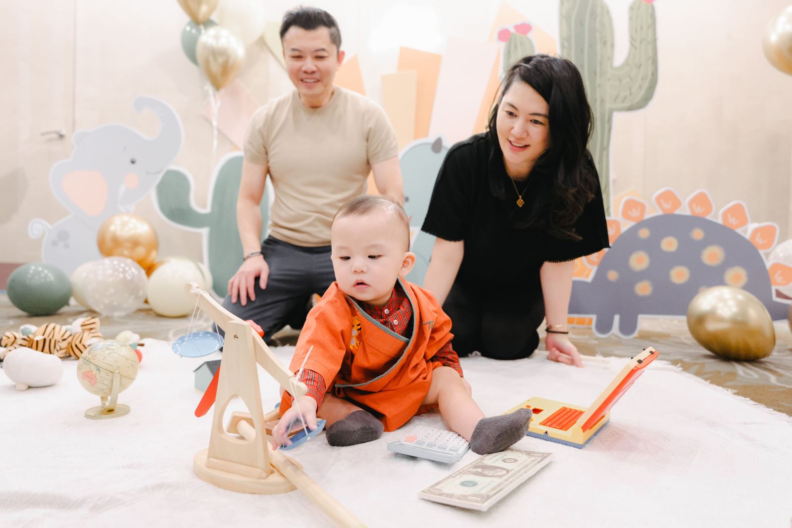 抓周活動，猜職業