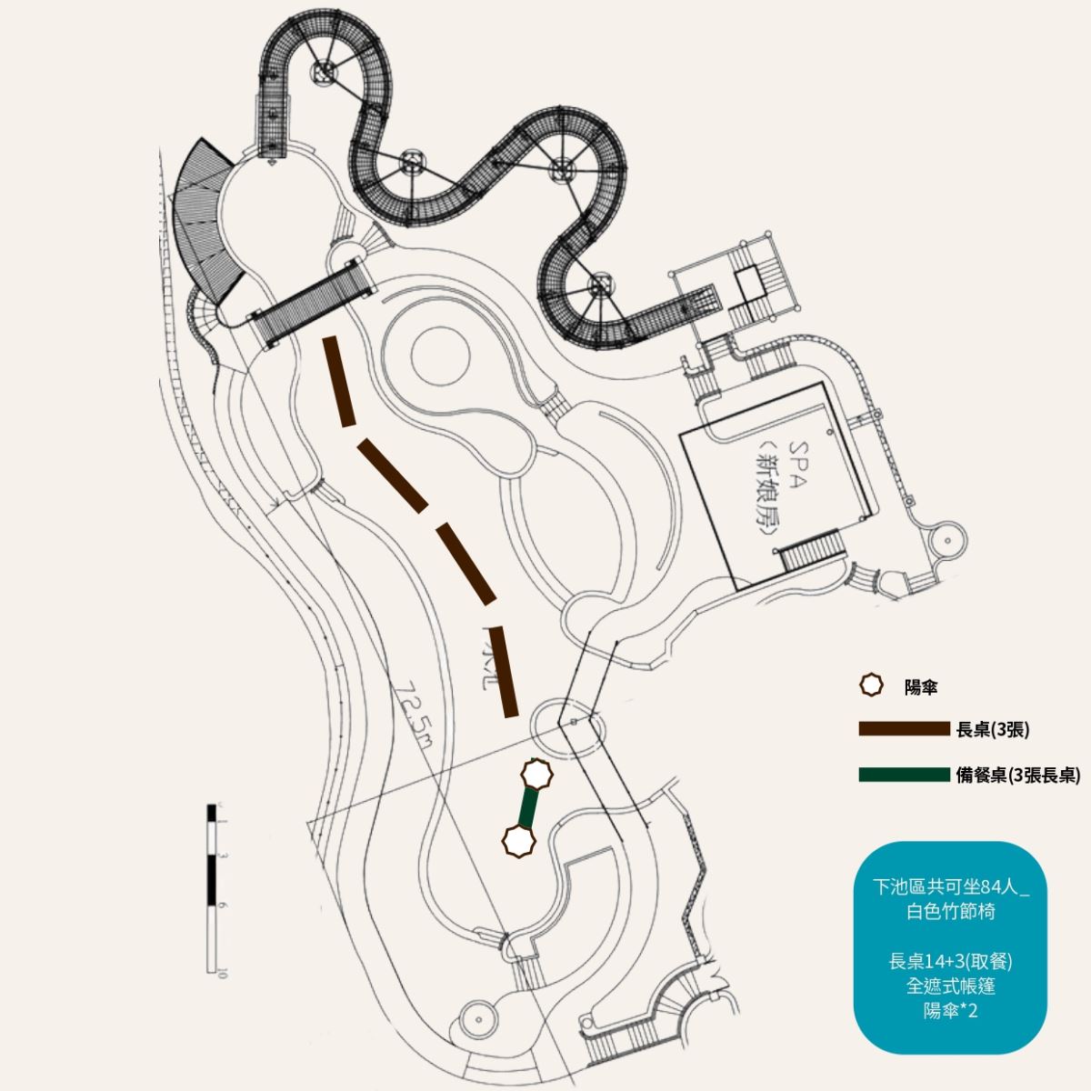 嘉義棕梠湖高爾夫球場配置圖